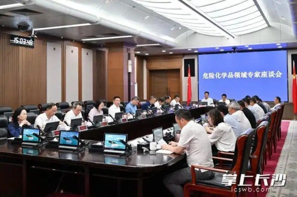 陈博彰主持召开危险化学品领域专家座谈会