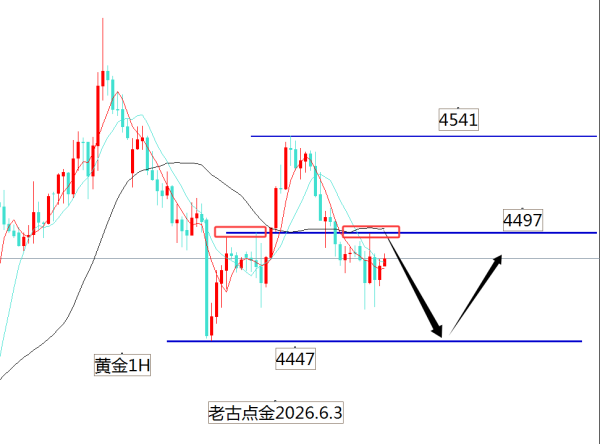 老古点金：黄金荡秋千中! 原油看多